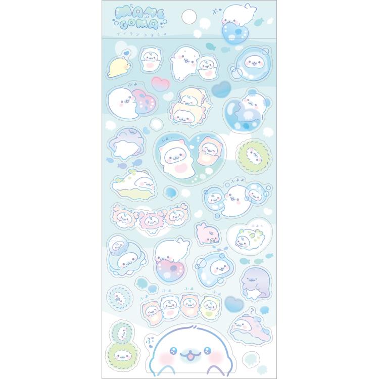 San-X Mamegoma Baby Letter Set with Sparkly Stickers: 2